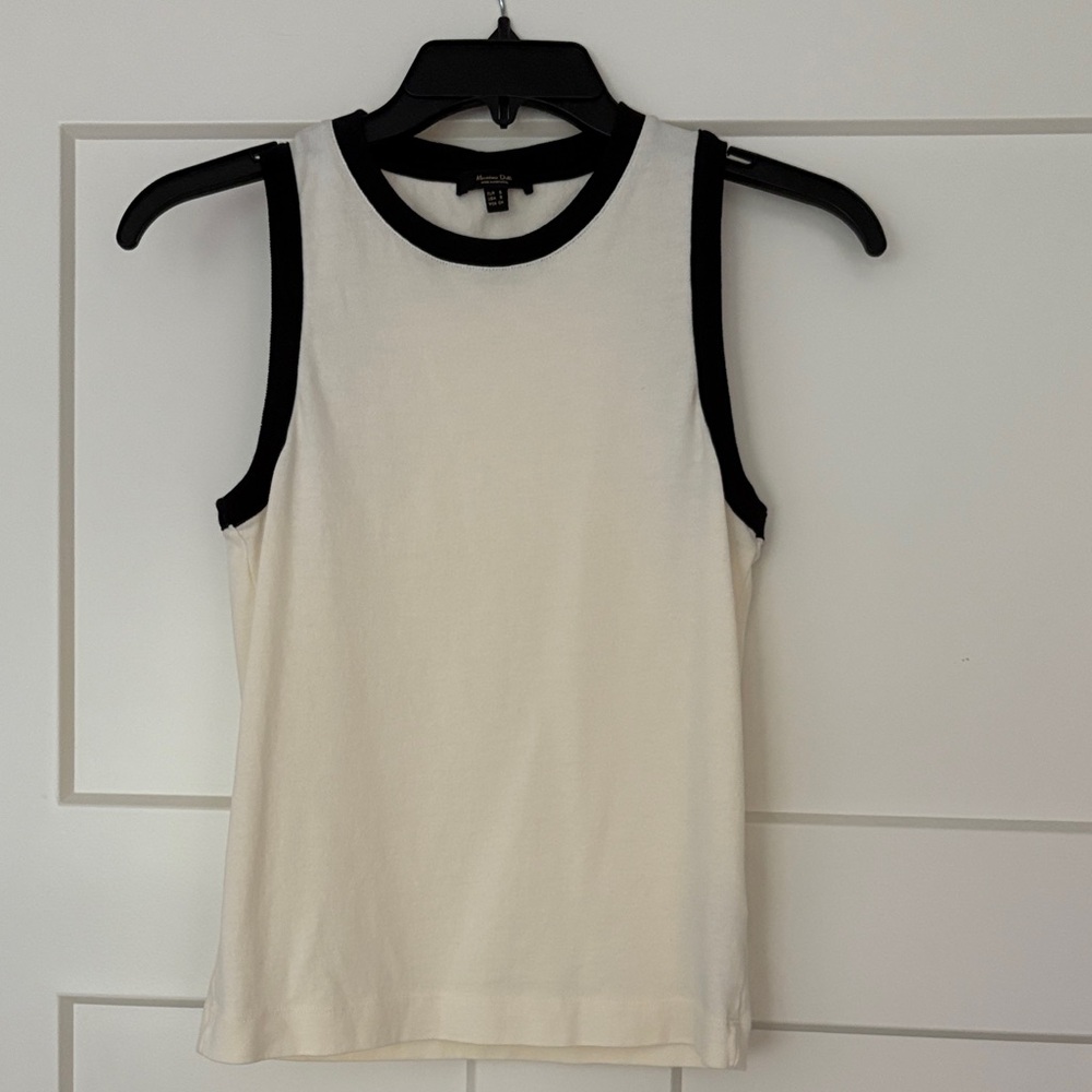 H&M Black and White Tank Top